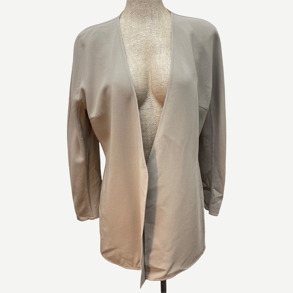 Michael KORS Tan Open‎ Wool Blazer Made in Italy